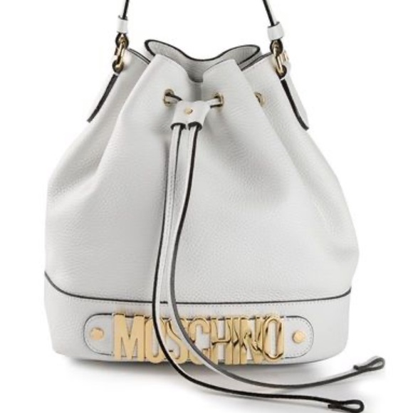 Moschino leather bucket bag preloved. - Picture 2 of 16